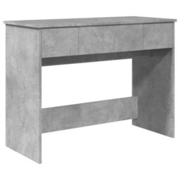 Berkfield Dressing Table With Mirror Concrete Grey 100X45X76 Cm - thumbnail 2