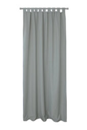 Toolty Outdoor Curtain Waterproof 155X240Cm Gray With Tab-Top Mount For Garden, Balcony, Patio - thumbnail 2