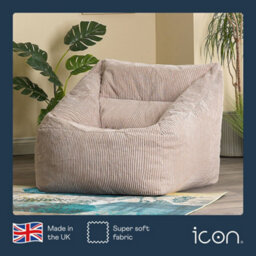 icon Natalia Large Beanbag Corduroy Natural Beige - thumbnail 5