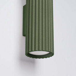 Sollux Lighting Karbon Aluminum Olive Green 2 Lights Minimalist Wall Light - thumbnail 4