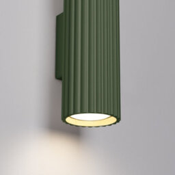 Sollux Lighting Karbon Aluminum Olive Green 2 Lights Minimalist Wall Light - thumbnail 5