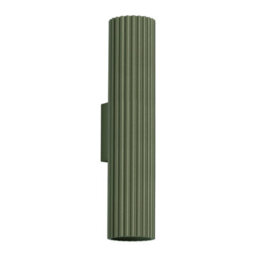 Sollux Lighting Karbon Aluminum Olive Green 2 Lights Minimalist Wall Light - thumbnail 1