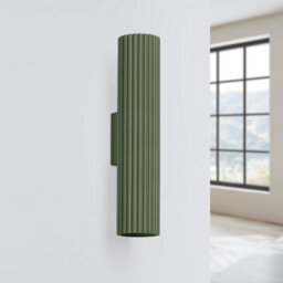 Sollux Lighting Karbon Aluminum Olive Green 2 Lights Minimalist Wall Light - thumbnail 2