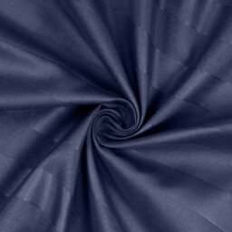 Moonlight Bedding Pillowcase Set Of 2 Satin Stripe Pattern Microfiber Pillowcases Envelope Closure Bed Pillow Cover (Navy) - thumbnail 3