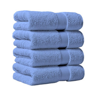 Aten Homeware Wedgewood Egyptian Cotton Bath Hand Towels - 40X70Cm - 4 Pack - image 1