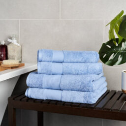 Aten Homeware Wedgewood Egyptian Cotton Bath Hand Towels - 40X70Cm - 4 Pack - thumbnail 5