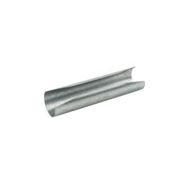 Nisis Silver Nickel Effect Metal Clip Pole Connector, (L)110mm (Dia)28mm - thumbnail 3