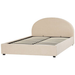 Beliani Ottoman Bed Boucle Vaucluse 140 X 200 Cm (Eu Double) Beige - thumbnail 9