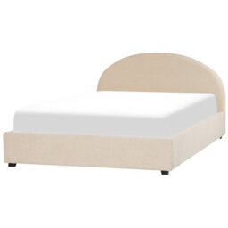 Beliani Ottoman Bed Boucle Vaucluse 140 X 200 Cm (Eu Double) Beige - thumbnail 7