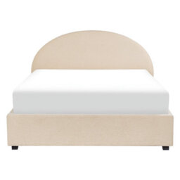 Beliani Ottoman Bed Boucle Vaucluse 140 X 200 Cm (Eu Double) Beige - thumbnail 5