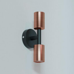Vintage Wall Lighting 2 Head Wall Sconce Rustic Indoor Copper Wall Light Fixture For Bathroom Bedside