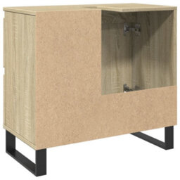 Berkfield Bathroom Cabinet Sonoma Oak 65X33X60 Cm Engineered Wood - thumbnail 5