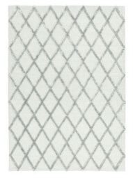 Silver Wool Handmade Luxurious Modern Rug Easy To Clean Living Room And Bedroom-120Cm X 170Cm - thumbnail 3