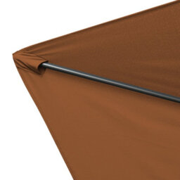 Rinse Bathrooms Outdoor Patio Garden Parasol 3M Sun Shade Umbrella Canopy W/crank Tilt Uv Protection Coffee - thumbnail 4