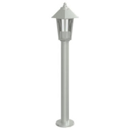 Outdoor Floor Lamp Silver 80 Cm Stainless Steel - thumbnail 5