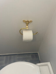 Brass Bee Toilet Roll Holder Brass - thumbnail 8