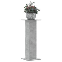 Walplus Plant Stands 2 Pcs Concrete Grey 30X30X80 Cm Engineered Wood - thumbnail 1