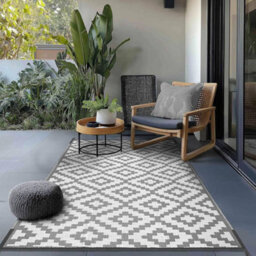 I Love Fancy Dress Green Decore Bliss 6Ftx4Ft Outdoor Rug For Garden Patio 120X180Cm Waterproof Geometric Pattern Aztec Outdoor Mat Plastic Straw Mat - thumbnail 8