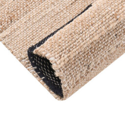 Wyld And Coco Handwoven Jute Area Rug 160 X 230 Cm Beige With Subtle Black Accents - thumbnail 3