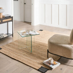 Wyld And Coco Handwoven Jute Area Rug 160 X 230 Cm Beige With Subtle Black Accents - thumbnail 2