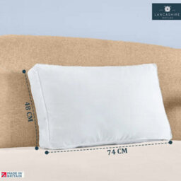 Boutique Collection Quilted Cotton Box Pillow - 74X48Cm With 10Cm Gusset - thumbnail 3