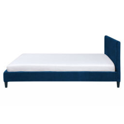 Beliani Bed Velvet Fitou 160 X 200 Cm (Eu King Size) Dark Blue - thumbnail 6