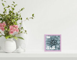 8X8 Lilac Picture Frame (20.3 X 20.3Cm) Poster, Photo, Artwork, Gallery Wall Or Print - thumbnail 2