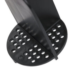 ReBorn® Reborn Recycled Toothbrush Holder - Graphite Black Bathroom Accessories Caddy - With Three Compartments - Made In The Uk - thumbnail 5