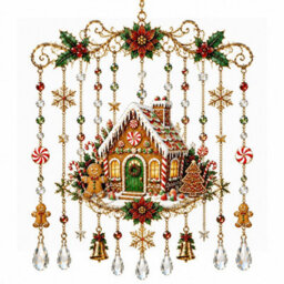 Amorly Acrylic Hanging Wind Chime Ornament, Christmas Themed Decorative Pendant For Window, Wall Home Holiday Decoration - thumbnail 1