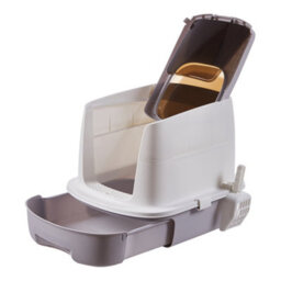 Thehotsale Extra-Large Enclosed Cat Litter Box With Top Deodoriser And Drawer Tray 41Cm W X 52 Cm D X 41Cm H - thumbnail 4