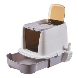 Thehotsale Extra-Large Enclosed Cat Litter Box With Top Deodoriser And Drawer Tray 41Cm W X 52 Cm D X 41Cm H - thumbnail 3
