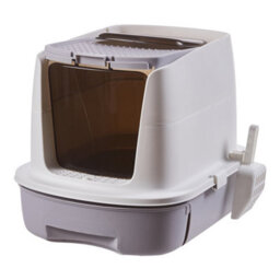 Thehotsale Extra-Large Enclosed Cat Litter Box With Top Deodoriser And Drawer Tray 41Cm W X 52 Cm D X 41Cm H - thumbnail 1