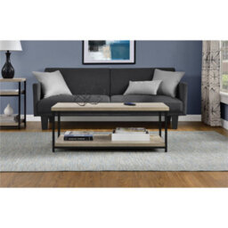 Dorel Home Elmwood Coffee Table In Distressed Grey Oak - thumbnail 4