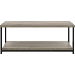 Dorel Home Elmwood Coffee Table In Distressed Grey Oak