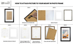 Ak Frames Walnut 5X5 Frame With 3.5X3.5 Mount And Perspex Front - thumbnail 5