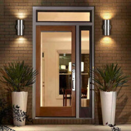 ATEK 6 Pack Silver Outside Up And Down Gu10 Wall Lights, Ip44 Waterproof Up Down Mains Power Stainless Steel Exterior Sconce - thumbnail 5