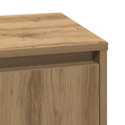 Berkfield Modern Bedside Cabinet With Led Lights Artisan Oak 39X34,5X50 Cm - thumbnail 9