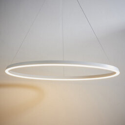 Luminosa Lighting Luminosa Staten Single Pendant Light Matt White Paint, White Silicone - thumbnail 3