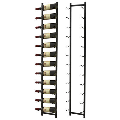 Costway Wall Mounted Wine Rack Hanging Metal Wine Display Rack For 12 Bottles - image 1
