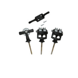 4 Lath Victorian Ceiling Mounted Black Clothes Airer Kit With Additional Pulley  - 2.1M Long By Lowenergie - thumbnail 4