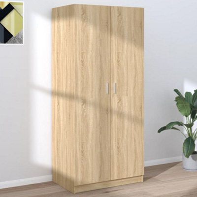 Vidaxl Wardrobe Sonoma Oak 80X52X180 Cm Engineered Wood - image 1