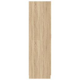 Vidaxl Wardrobe Sonoma Oak 80X52X180 Cm Engineered Wood - thumbnail 6