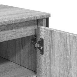 Berkfield Bathroom Sink Cabinet Grey Sonoma 91X35X60 Cm Engineered Wood - thumbnail 7