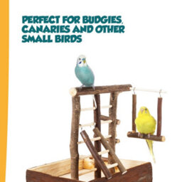 Petlicity Wooden Bird Playground Gym With Swing And Ladder - thumbnail 3