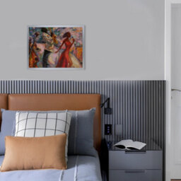 "AK Frames 14X10"" Silver Poster Frame - Modern Picture Frame For Wall Art, Prints And Photos - Durable And Stylish Display Frame" - thumbnail 5