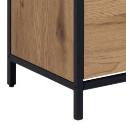 Wyld Haus Taipei Black And Oak 3-Drawer Shoe Cabinet - thumbnail 9