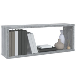 Vidaxl Wall Cube Shelves 6 Pcs Grey Sonoma 60X15X23 Cm Engineered Wood - thumbnail 7