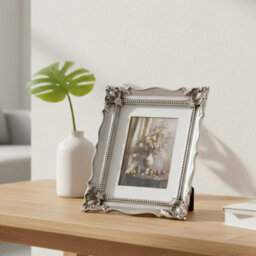 Maison Des Cadeaux Victorian Ornate Photo Frame (8X10, Silver) - thumbnail 2
