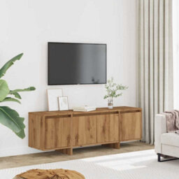 Berkfield Tv Cabinet Artisan Oak 120X30X40.5 Cm Engineered Wood - thumbnail 3