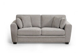Grey Chenille Fabric 3 + 2 Seater Sofa Set For Living Room Bertie - thumbnail 5